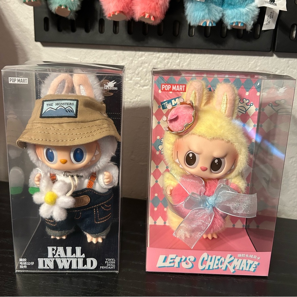Pop Mart The Monsters Vinyl Face Plush Pendant Bundle